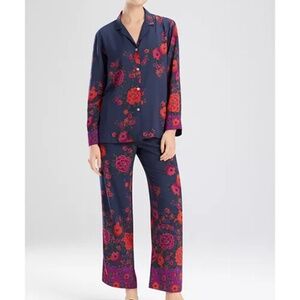 Natori Botanica Printed Satin Pajama Set 2x